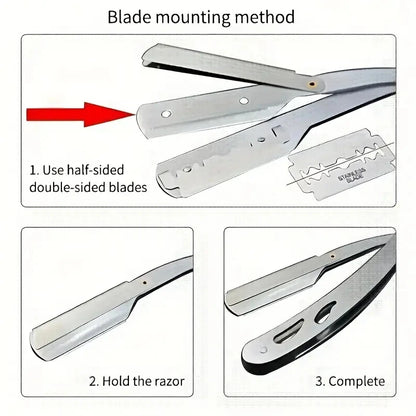 Straight Razor Foldable Safety